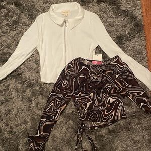 Long sleeve crop tops